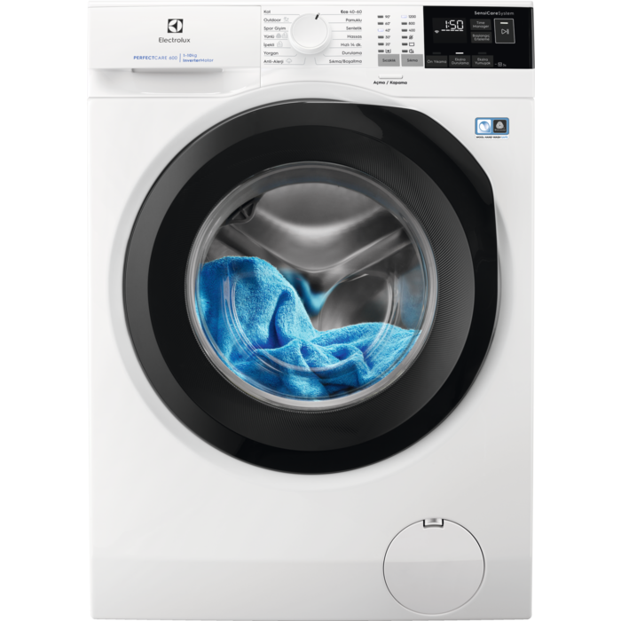 Electrolux - 10 kg ve üstü kapasiteli çamaşır makinesi - EW6FN421BT