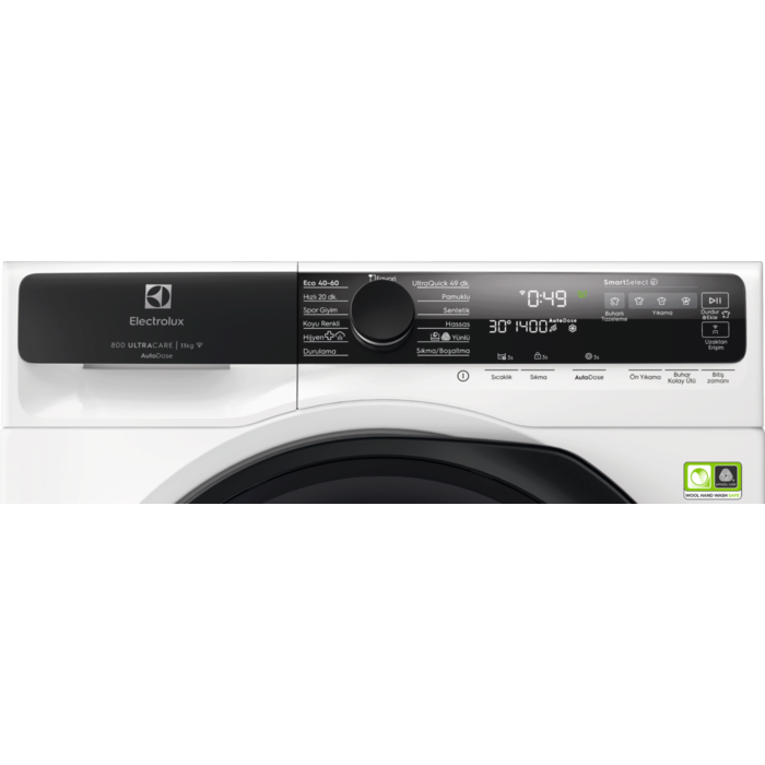Electrolux - 10 kg ve üstü kapasiteli çamaşır makinesi - EW8F5407ACT