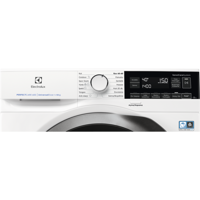 Electrolux - 10 kg ve üstü kapasiteli çamaşır makinesi - EW6F341PST