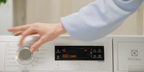 Bir Electrolux çamaşır makinesinde düşük sıcaklık programı