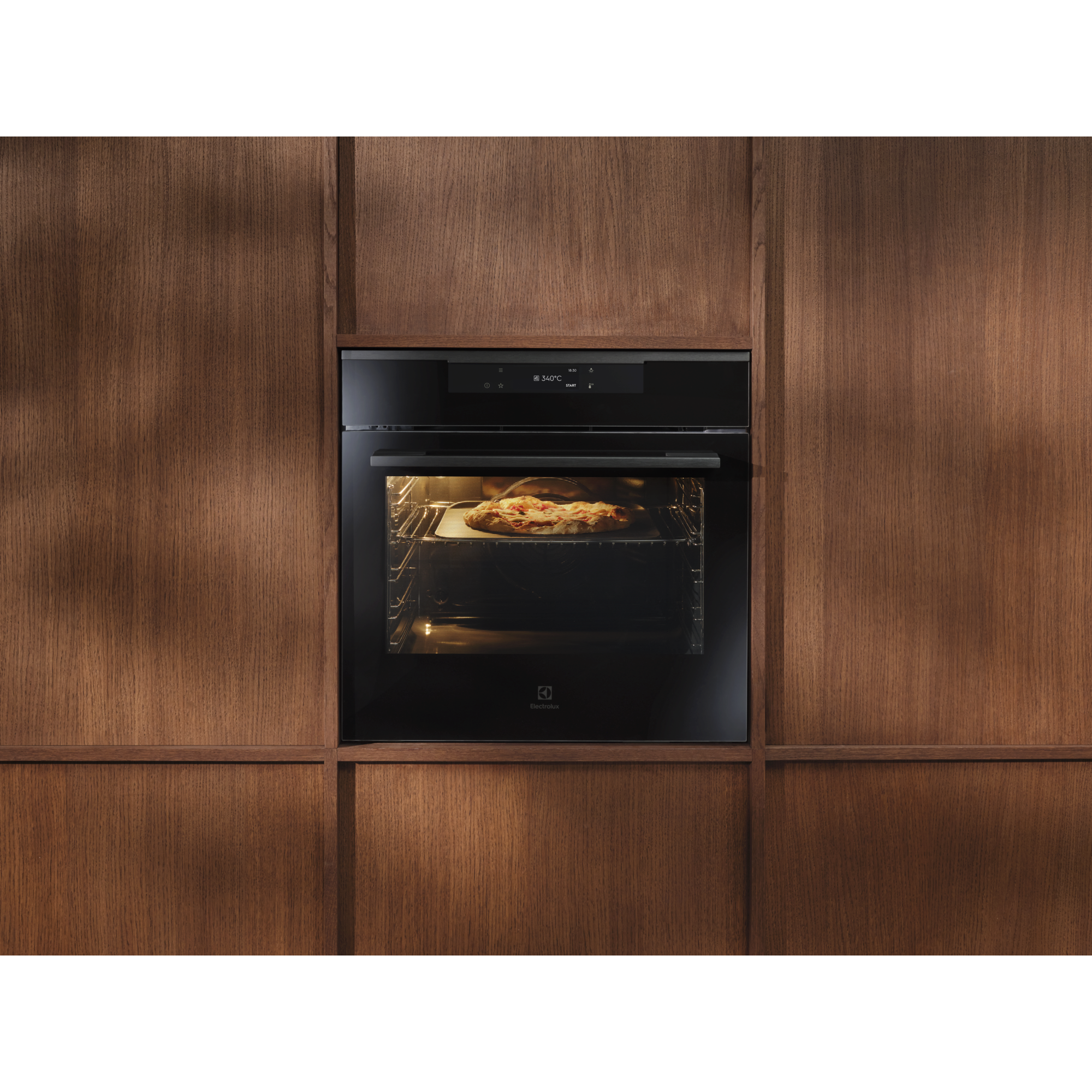 Oven on wall